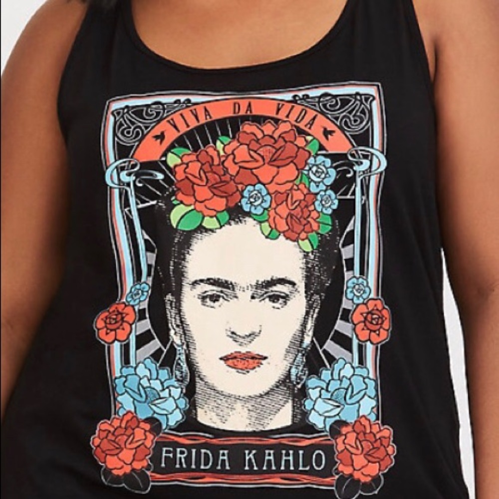 FRIDA KAHLO CREW NECK TANK